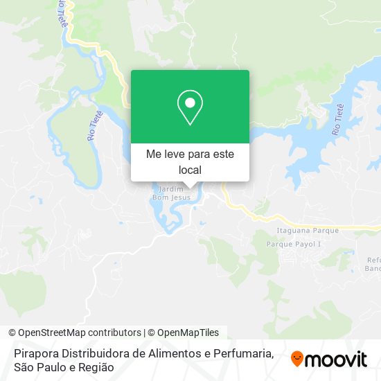 Pirapora Distribuidora de Alimentos e Perfumaria mapa