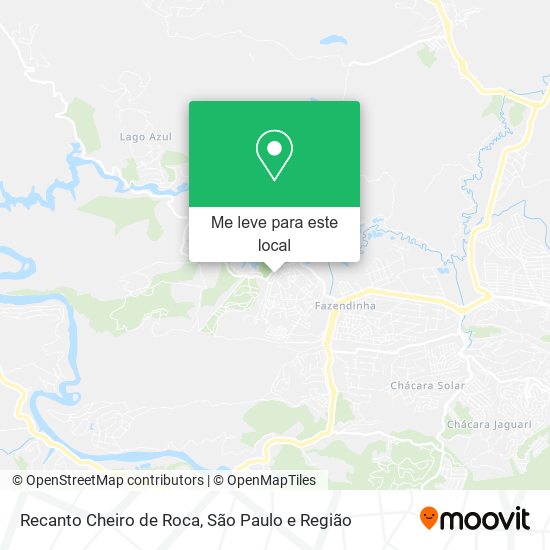 Recanto Cheiro de Roca mapa
