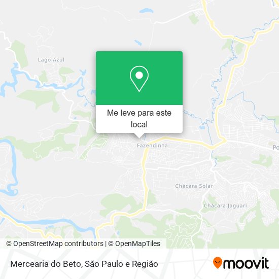 Mercearia do Beto mapa