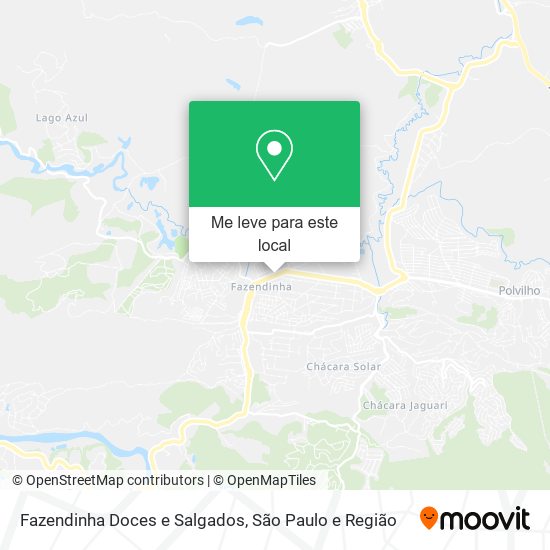 Fazendinha Doces e Salgados mapa