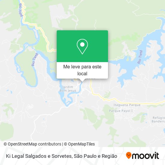 Ki Legal Salgados e Sorvetes mapa