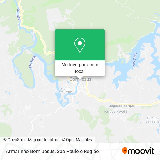 Armarinho Bom Jesus mapa