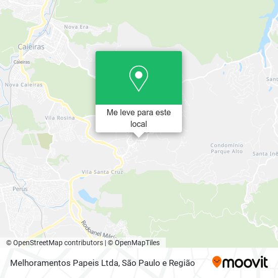 Melhoramentos Papeis Ltda mapa