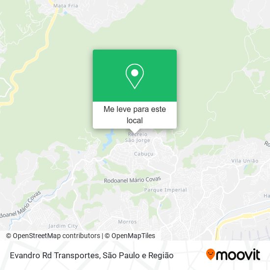 Evandro Rd Transportes mapa