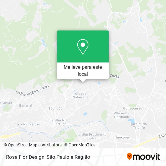 Rosa Flor Design mapa