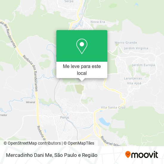 Mercadinho Dani Me mapa