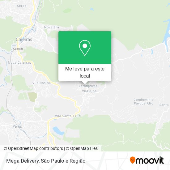 Mega Delivery mapa