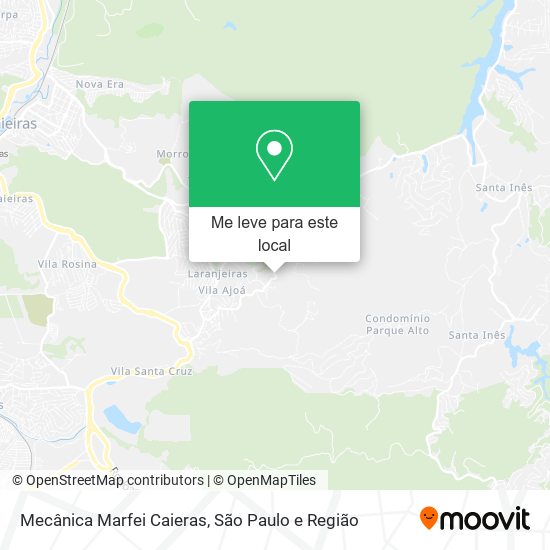 Mecânica Marfei Caieras mapa