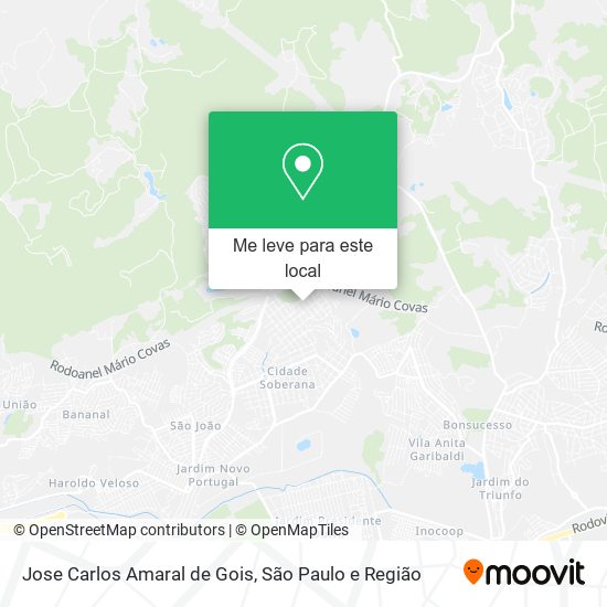 Jose Carlos Amaral de Gois mapa