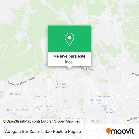 Adega e Bar Soares mapa