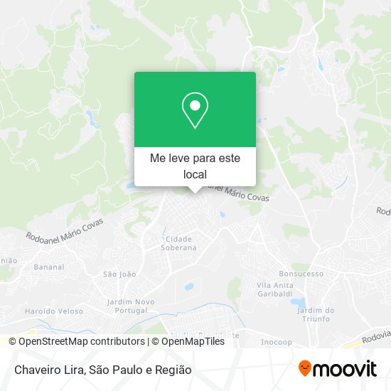 Chaveiro Lira mapa