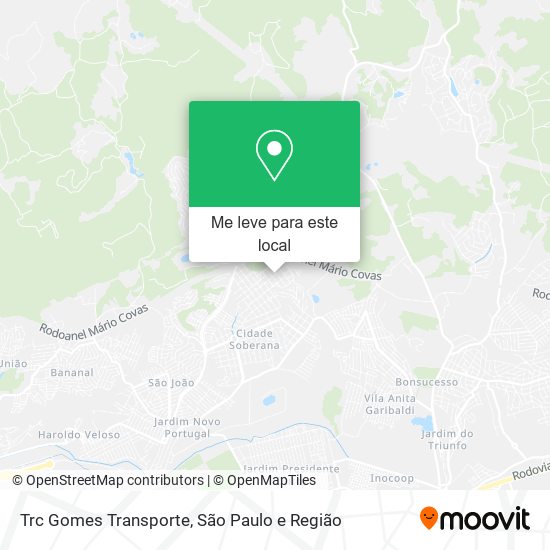 Trc Gomes Transporte mapa