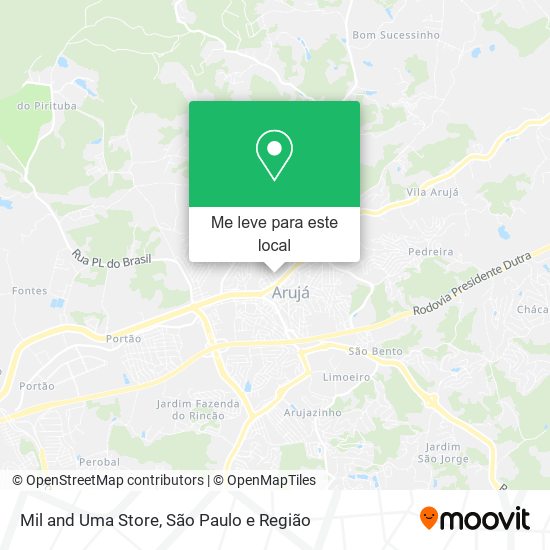 Mil and Uma Store mapa