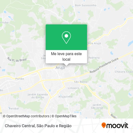 Chaveiro Central mapa