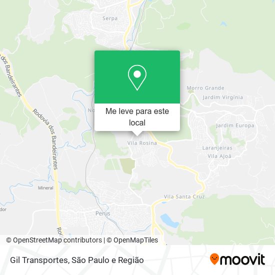 Gil Transportes mapa