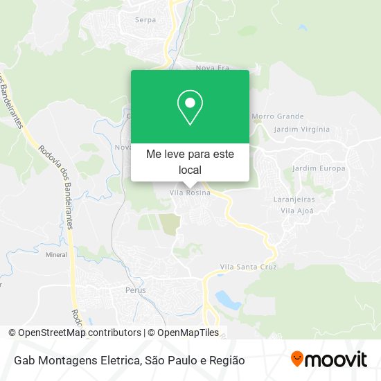 Gab Montagens Eletrica mapa