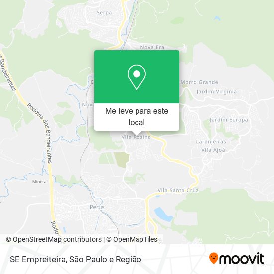 SE Empreiteira mapa