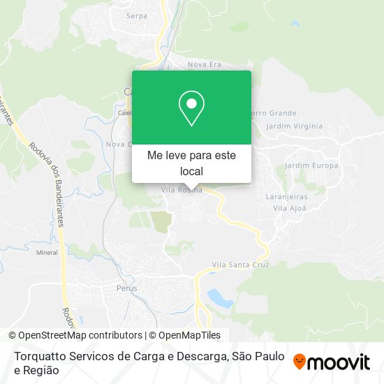Torquatto Servicos de Carga e Descarga mapa