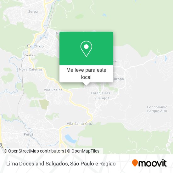 Lima Doces and Salgados mapa