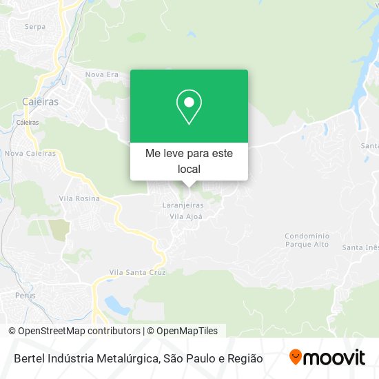 Bertel Indústria Metalúrgica mapa