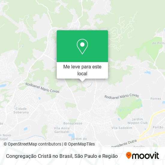 Congregação Cristã no Brasil mapa