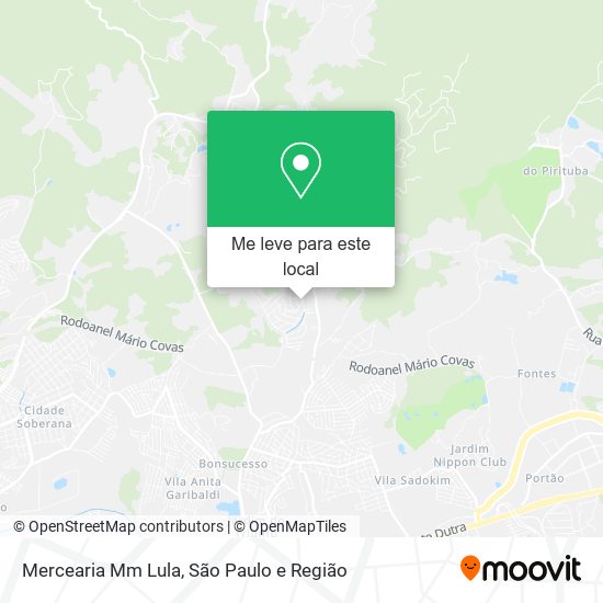 Mercearia Mm Lula mapa