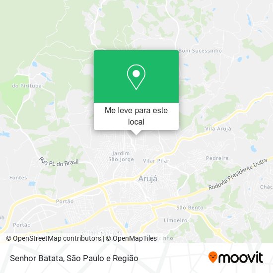 Senhor Batata mapa