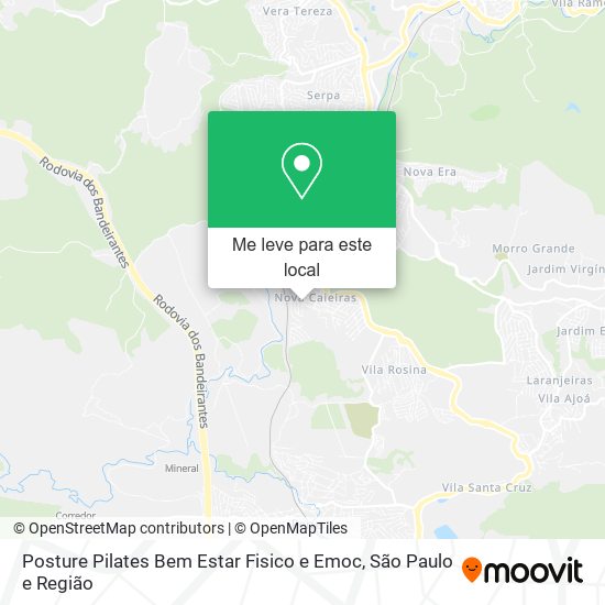 Posture Pilates Bem Estar Fisico e Emoc mapa