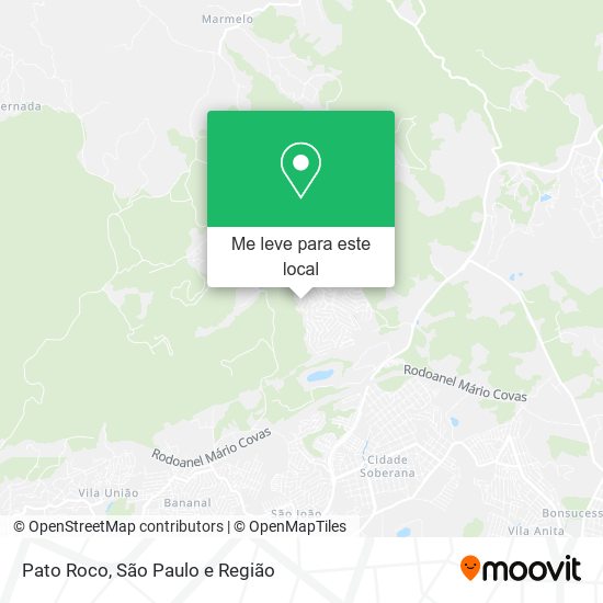 Pato Roco mapa