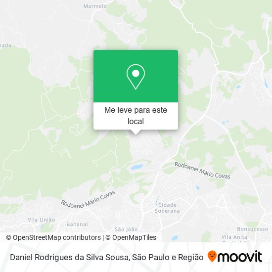 Daniel Rodrigues da Silva Sousa mapa