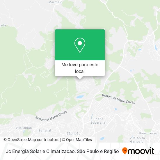 Jc Energia Solar e Climatizacao mapa