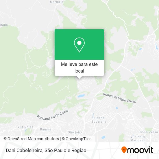 Dani Cabeleireira mapa