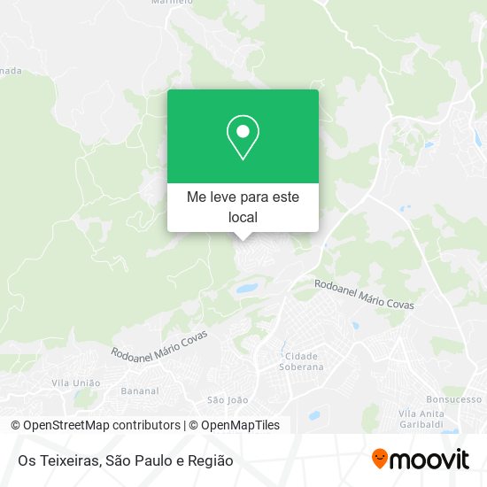 Os Teixeiras mapa