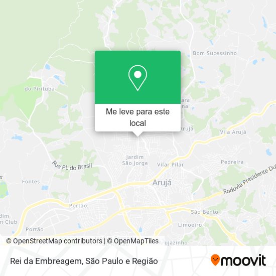 Rei da Embreagem mapa