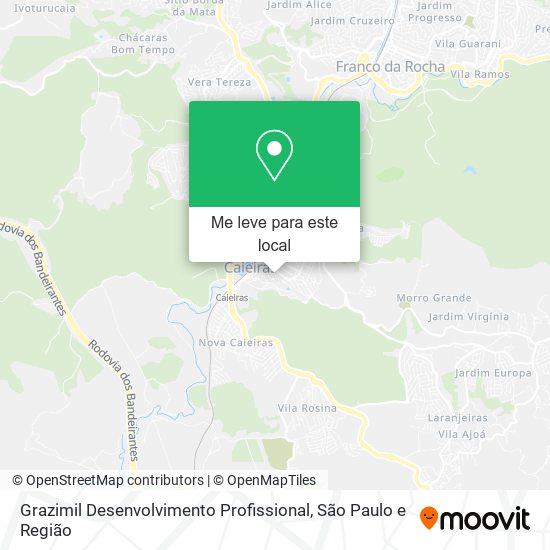 Grazimil Desenvolvimento Profissional mapa