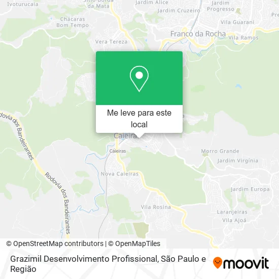 Grazimil Desenvolvimento Profissional mapa