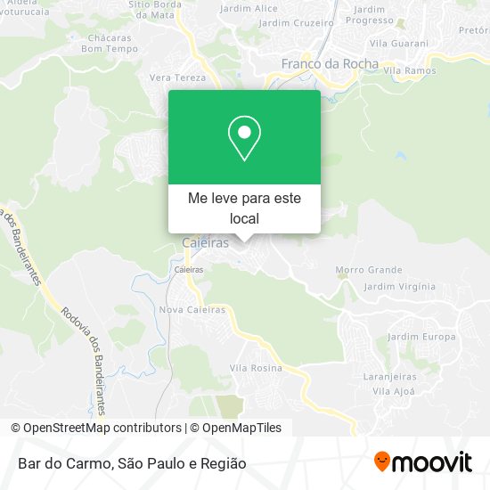 Bar do Carmo mapa