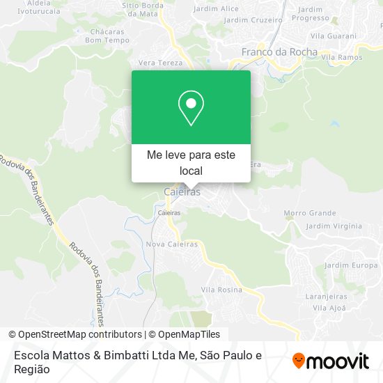 Escola Mattos & Bimbatti Ltda Me mapa