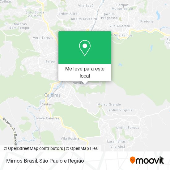 Mimos Brasil mapa