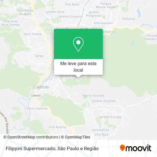 Filippini Supermercado mapa