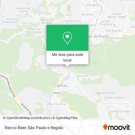 Becco Beer mapa