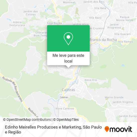 Edinho Meirelles Producoes e Marketing mapa