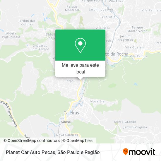 Planet Car Auto Pecas mapa