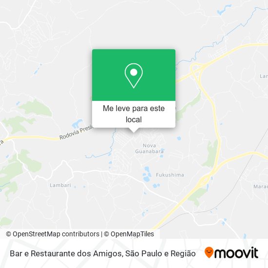 Bar e Restaurante dos Amigos mapa