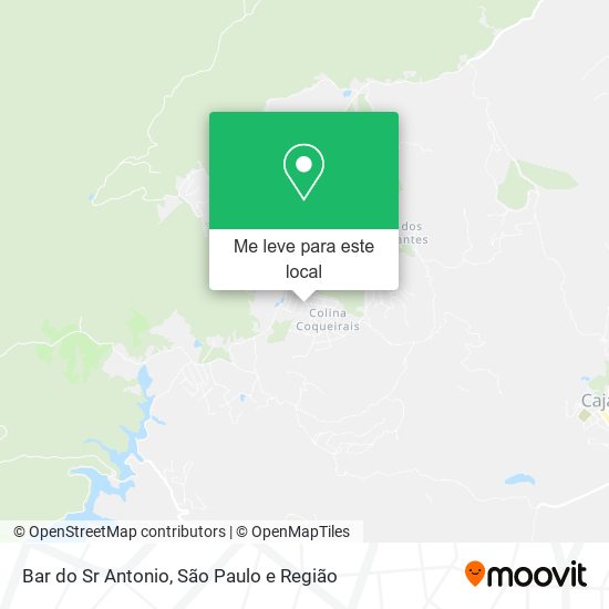 Bar do Sr Antonio mapa