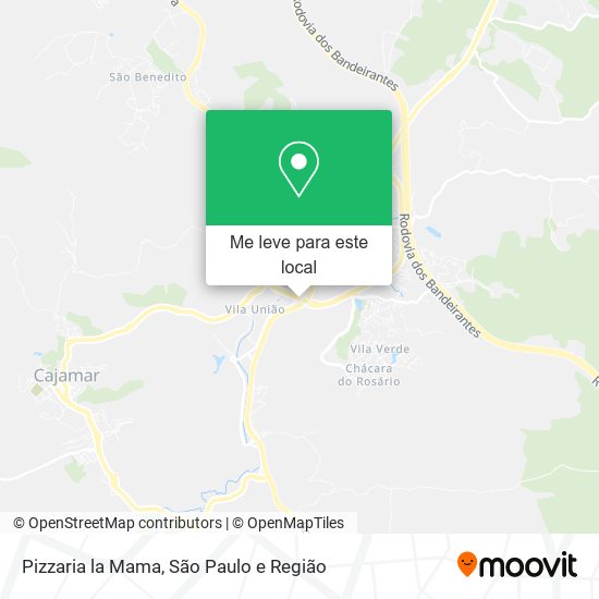 Pizzaria la Mama mapa