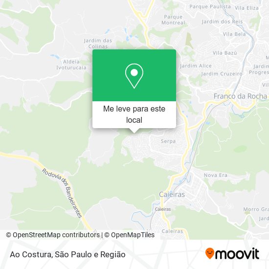 Ao Costura mapa