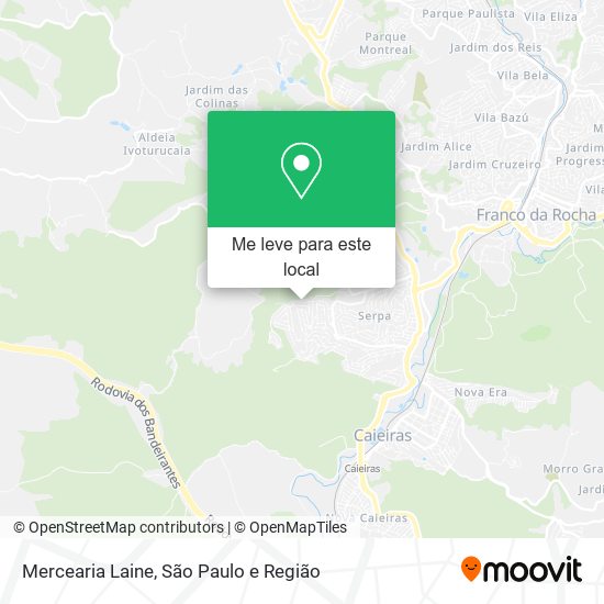 Mercearia Laine mapa