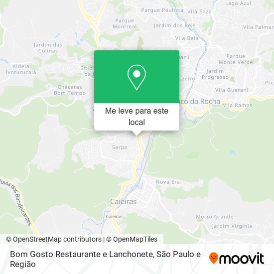 Bom Gosto Restaurante e Lanchonete mapa