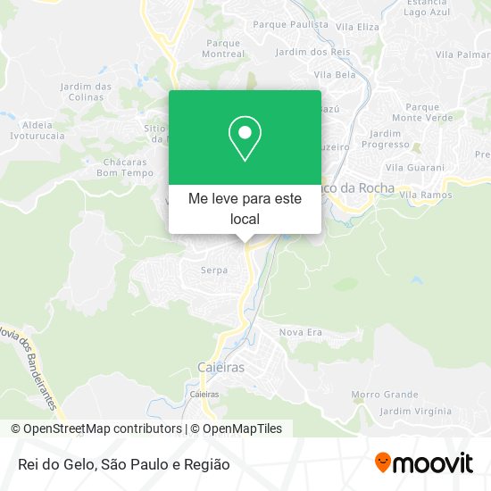 Rei do Gelo mapa